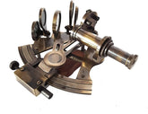 Nautical Antique Heavy Brass Working Navigational Sextant